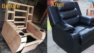 Recliner sofa making tutorials [upl. by Amandie445]