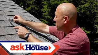 How to Install IceMelting Roof Cables  Ask This Old House [upl. by Llertal]