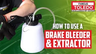 How to use a Brake Bleed amp Fluid Extractor [upl. by Eutnoj]