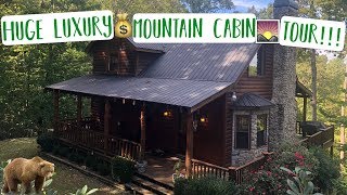 Luxury Cabin in the Woods  Mountain Cabin Tour  Blue Ridge Georgia Mountains [upl. by Ekihc]