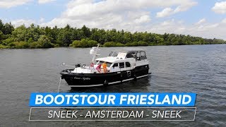 Tour mit dem Boot von Sneek Friesland nach Amsterdam und zurück [upl. by Afatsum781]