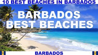 10 BEST BEACHES IN BARBADOS [upl. by Ardene]