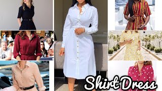 HOW TO MAKE A SHIRT DRESS  CUTTING AND STITCHING  BEGINNERS FRIENDLY [upl. by Setarcos497]