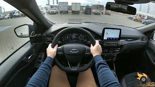 New Ford Kuga 2021 FHEV Hybrid STLine X  POV Test Drive [upl. by Leopoldine]