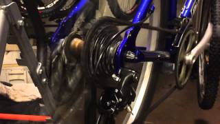 Shimano Altus RD M310 7 speed shifting KMC Z72 [upl. by Lisk]