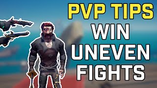 How to Win Uneven Fights PVP TIPS  Sea of Thieves [upl. by Jecho]