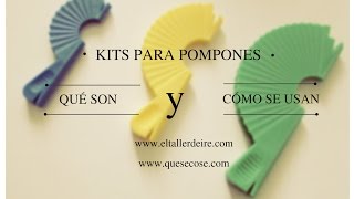 Cómo usar kits para pompones [upl. by Mehetabel]