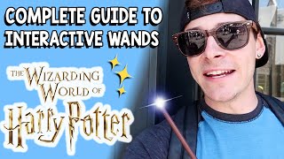 The Complete Guide to Interactive Wands in the Wizarding World  Universal Hollywood [upl. by Kohsa626]