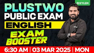 Plus Two Public Exam English  Exam Booster  Xylem Plus Two [upl. by Bobbye]