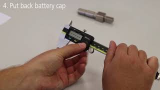 How to Replace a Mitutoyo Caliper Battery [upl. by Allis]