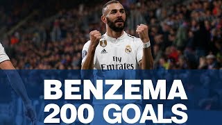 KARIM BENZEMA  200 Real Madrid goals [upl. by Htebizile]