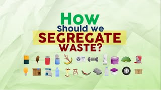 How should we segregate our waste according to RA 9003 [upl. by Noreg304]