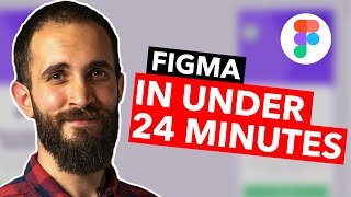 Figma UI Design Tutorial Get Started in Just 24 Minutes [upl. by Durward]