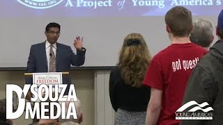 Professor INSTANTLY regrets battling DSouza over racism [upl. by Endres57]