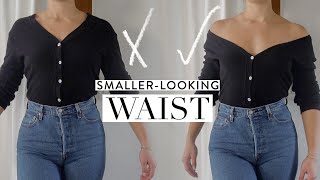 10 Ways To Make Your Waist Look SMALLER Styling Tips amp ILLUSIONS [upl. by Chapman]