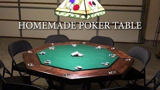 MY HOMEMADE POKER TABLE [upl. by Jaquelin460]