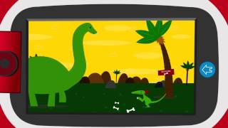 Dinosaurs  Albert amp Junior  BabyFirst TV [upl. by Anavahs]