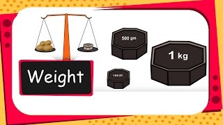 Maths  Measurement Weight  English [upl. by Bertsche]