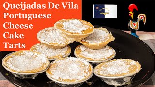 Queijadas Da Vila  Portuguese Cheesecake Tarts [upl. by Muhan728]