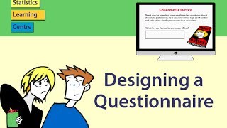 Designing a Questionnaire or Survey  statistics help [upl. by Yremrej70]