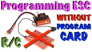 Programming an ESC without a Program Card on your RC vehicle [upl. by Armyn]