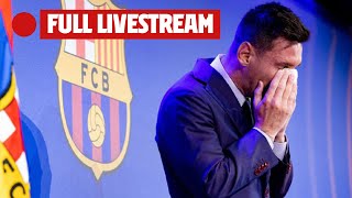 LEO MESSIS FAREWELL PRESS CONFERENCE from CAMP NOU FULL LIVESTREAM [upl. by Hoebart]