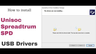 How to install Unisoc  Spreadtrum SPD USB drivers [upl. by Gensmer]