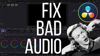 Davinci Resolve Tutorial  How To Fix Audio [upl. by Alywt]