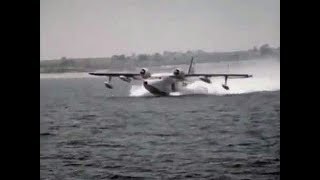 Grumman HU16 Albatross flying boat [upl. by Sahcnip]