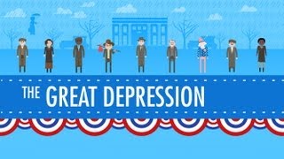 The Great Depression Crash Course US History 33 [upl. by Allisirp]