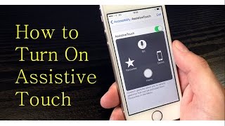 How to turn on Assistive Touch on Iphone [upl. by Yzzo346]