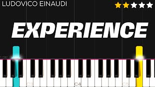 Ludovico Einaudi  Experience  EASY Piano Tutorial [upl. by Leonerd777]