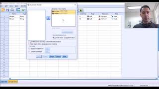 Converting Excel to SPSS and transforming data [upl. by Ahseim]