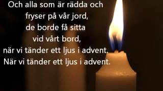 Vi tänder ett ljus i advent [upl. by Wallach]