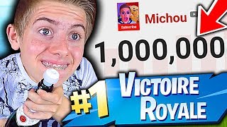 JE PASSE LE MILLION DABONNÉS GRÂCE À CE TOP 1 SUR FORTNITE BATTLE ROYALE [upl. by Eizzil]