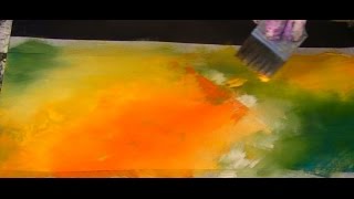 Blending Colours Acrylfarbe verblenden Tutorial [upl. by Daht]