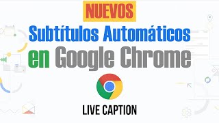 Cómo Activar los Subtítulos AUTOMATICOS en Google Chrome  CC [upl. by Renrut994]