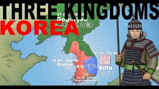 Korean Three Kingdoms Period explained History of Korea [upl. by Ynaffi166]