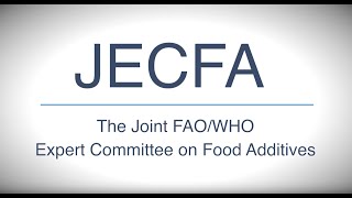 JECFA Evaluating the safety of food additives [upl. by Terrye]