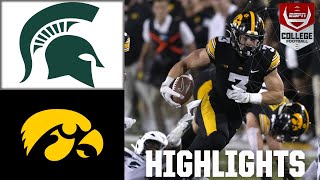 Michigan State Spartans vs Iowa Hawkeyes  Full Game Highlights [upl. by Anileve]