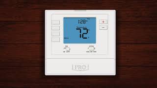 How To Program a PRO1 Thermostat T705 [upl. by Nhabois]