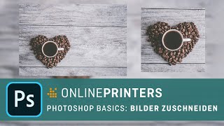 In Photoshop Bilder zuschneiden – Basics Tutorial [upl. by Lennahs887]