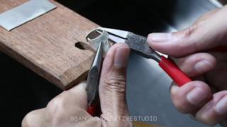 Hollow Signet Ring  How its made jewelry series [upl. by Anaidni551]