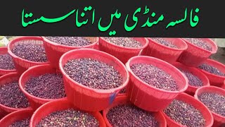 Falsa  Pattoki Mandi Rate Grewia asiatica Phalsa  Difference in Rates with Fruit Market [upl. by Letreece208]