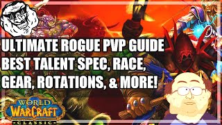 WoW Classic Rogue PvP Guide  Talent Specs Consumables Gear Rotations Beat EVERY CLASS [upl. by Norehc812]