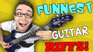 TOP 10 Funnest Guitar Riffs to Play [upl. by Sheng593]