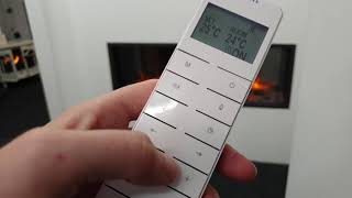 How To Use Your Electric Fire Remote Control [upl. by Zakarias]