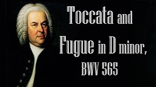 Bach  Toccata and Fugue in D minor BWV 565 Organ 1 Hour [upl. by Yvi510]