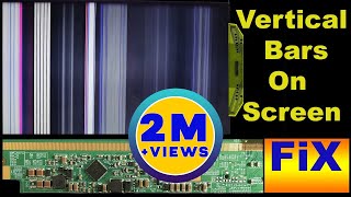 How to fix vertical bars on LED TV [upl. by Eelitan394]