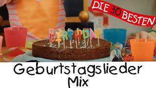 GeburtstagsliederMix  Kinderlieder zum Mitsingen und Bewegen [upl. by Zielsdorf938]